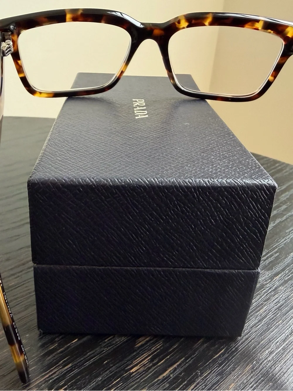 100% Authentic Prada -model VPR 10Y in a Havana tortoise. Unisex